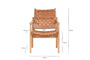 Adembi Woven Leather Armchair