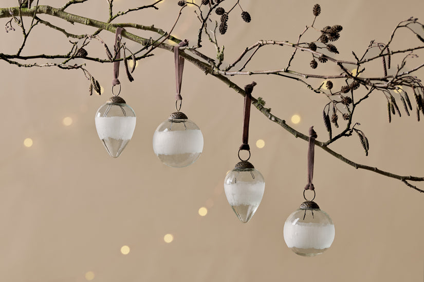 Anara Etched Bauble - (Set of 4)