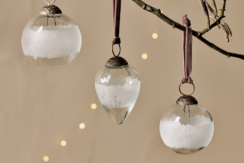 Anara Etched Bauble - (Set of 4)