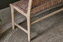 Adembi Woven Leather Bench