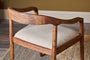 Anbu Acacia Upholstered Dining Chair - Washed Walnut