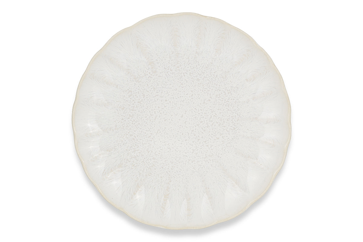 Aruvi Dinner Plate - Cream