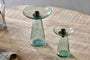 Avyn Recycled Glass Candle Holder - Sage Green