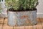 Akasa Trough Planter - Zinc