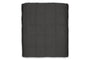 Amar Linen Bed Quilt - Charcoal