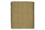 Amar Linen Bed Quilt - Olive