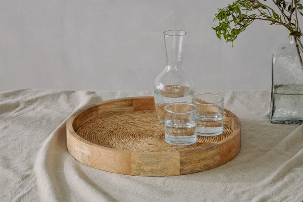 Akila Mango Wood Tray - Natural