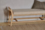 Avanthi Upholstered Sleigh Bench - Natural