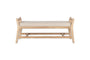 Avanthi Upholstered Sleigh Bench - Natural