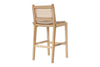 Aamani Mango Wood & Cord Counter Chair - Natural-nkuku