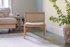 Aamani Mango Wood & Cord Occasional Chair - Natural-nkuku