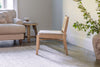 Aamani Mango Wood & Cord Occasional Chair - Natural-nkuku