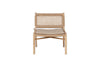 Aamani Mango Wood & Cord Occasional Chair - Natural-nkuku