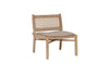 Aamani Mango Wood & Cord Occasional Chair - Natural-nkuku