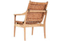 Adembi Woven Leather Armchair- nkuku