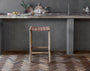 Adembi Woven Leather Counter Stool-nkuku