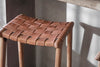 Adembi Woven Leather Counter Stool-nkuku