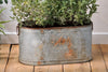 Akasa Trough Planter - Zinc-nkuku