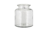 Akra Recycled Glass Vase - Clear-nkuku