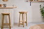 Ambi Wooden Stool - Tall-nkuku