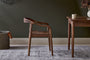 Anbu Acacia Dining Chair - Washed Walnut-nkuku