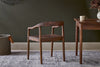 Anbu Acacia Dining Chair - Washed Walnut-nkuku