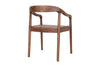 Anbu Acacia Dining Chair - Washed Walnut-nkuku