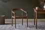 Anbu Acacia Dining Chair - Washed Walnut-nkuku