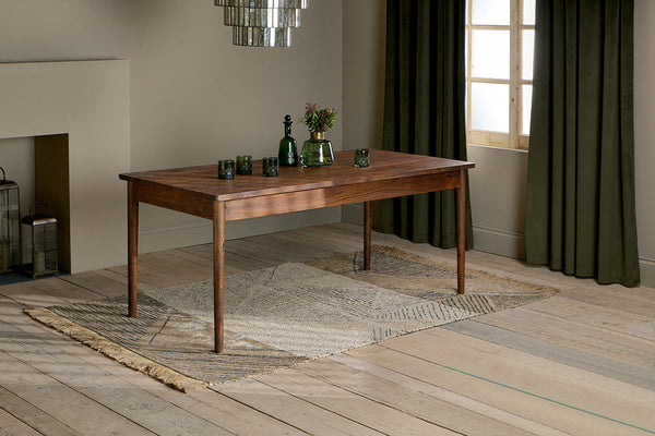 Anbu Acacia Dining Table - Washed Walnut - Large-nkuku