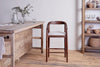 Anbu Acacia Upholstered Counter Chair - Washed Walnut-nkuku