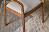 Anbu Acacia Upholstered Dining Chair - Washed Walnut-nkuku