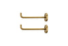 Aniko Iron Hook - Brass (Set of 2)-nkuku