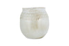 Anjuna Reactive Glaze Ceramic Vase - Off White-nkuku