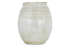 Anjuna Reactive Glaze Ceramic Vase - Off White-nkuku