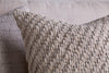 Atifa Cotton & Wool Cushion Cover - Natural-nkuku