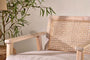 Atri Mango Wood & Cane Occasional Chair- nkuku