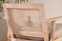 Atri Mango Wood & Cane Occasional Chair- nkuku