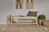 Avanthi Upholstered Sleigh Bench - Natural-nkuku