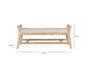 Avanthi Upholstered Sleigh Bench - Natural-nkuku