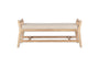 Avanthi Upholstered Sleigh Bench - Natural-nkuku