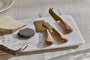 Maram Cheese Knife Set - Natural & Gold (Set of 3)