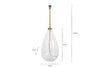 Baba Recycled Glass Floor Lamp - Clear