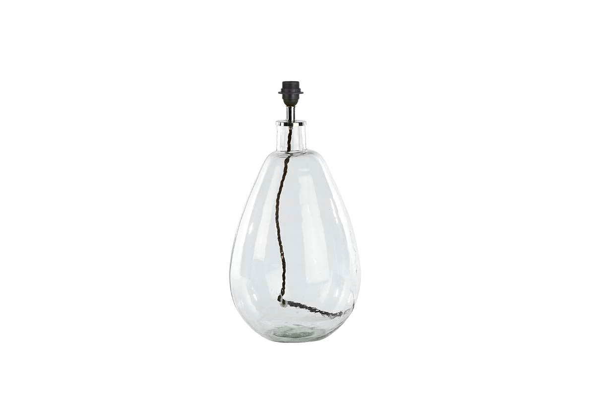 Baba Recycled Glass Lamp - Clear - Large Tall