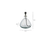 Baba Recycled Glass Lamp - Clear - Small Wide