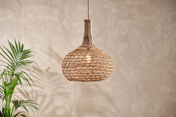 Beru Rattan Lampshade - Conical - Large