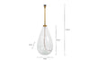 Baba Recycled Glass Floor Lamp - Clear-nkuku