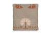 Bagru Wool & Cotton Cushion Cover - Soft Grey-nkuku