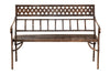 Bahula Decorative Iron Bench-nkuku