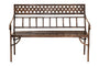 Bahula Decorative Iron Bench-nkuku