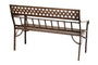 Bahula Decorative Iron Bench-nkuku